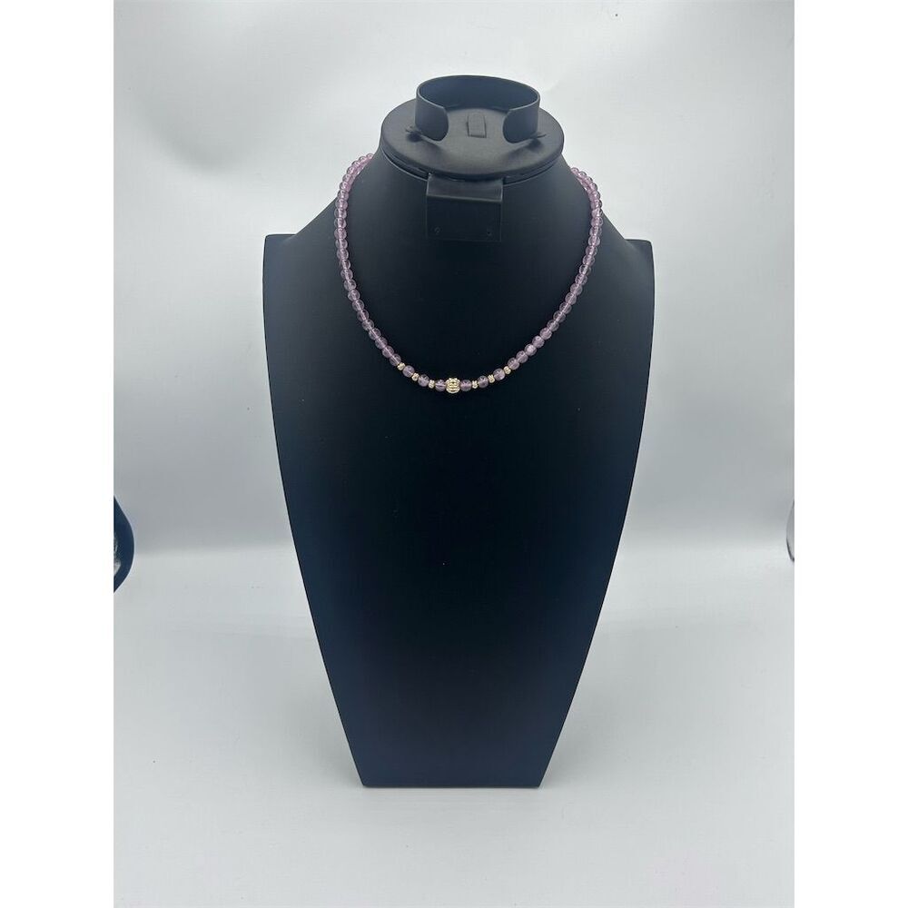 Avon Vintage Multicolor Beaded Necklace with Gold Tone Accents
